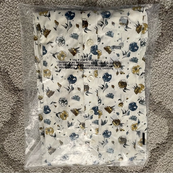 DULUTH TRADING NWT Wrinklefighter Floral Print Tunic Blouse Long Sleeve XS - Picture 2 of 5